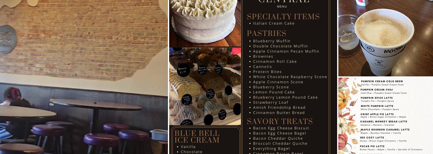 Coffee Central Menu