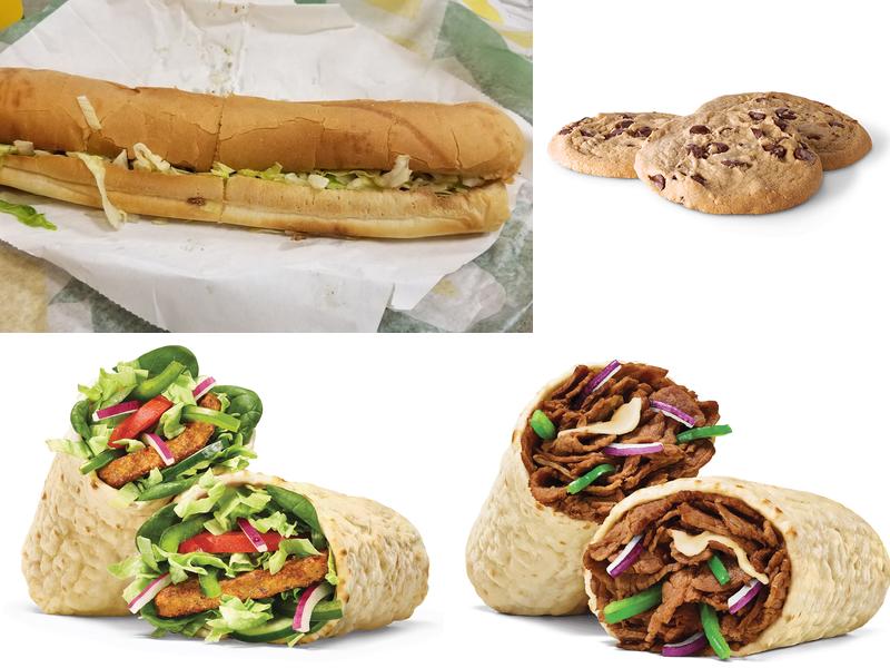 Subway Menu