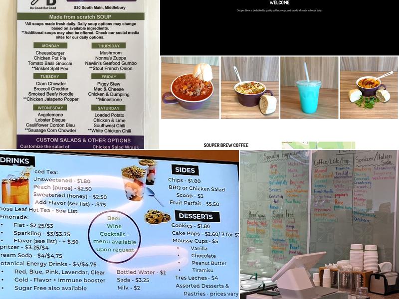 Souper Brew Menu