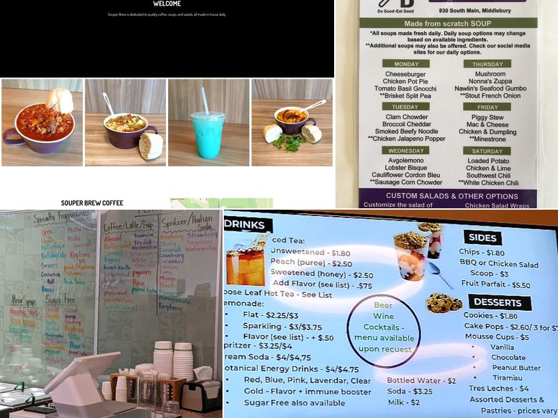 Souper Brew Menu