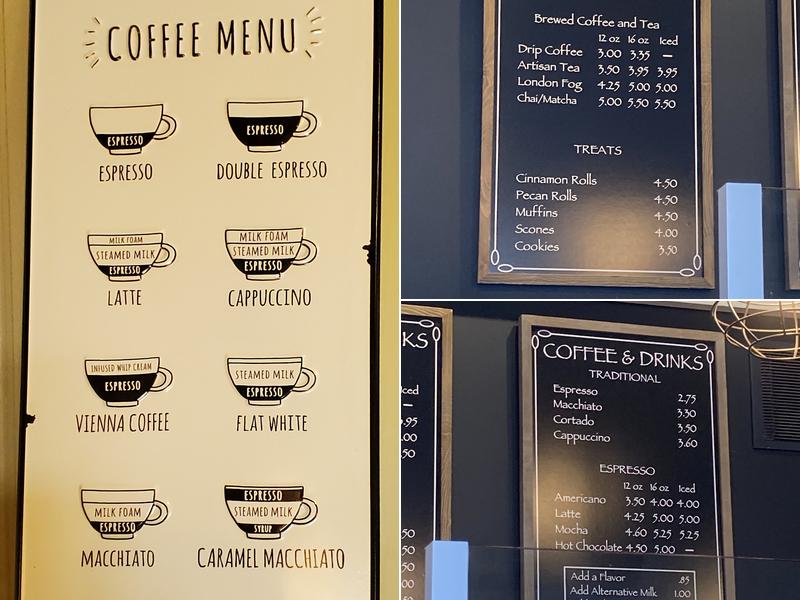 The Corner Cup Micro-Bakery Menu