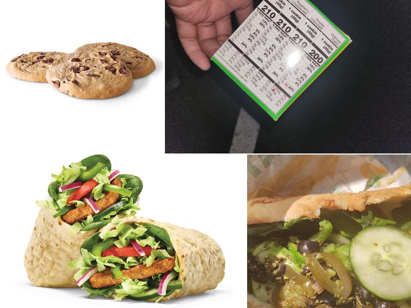 Subway Menu