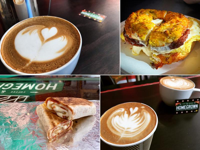 HomeGrown Coffee and Creations Menu