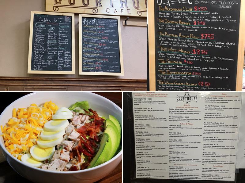 The Courthouse Cafe LLC Menu