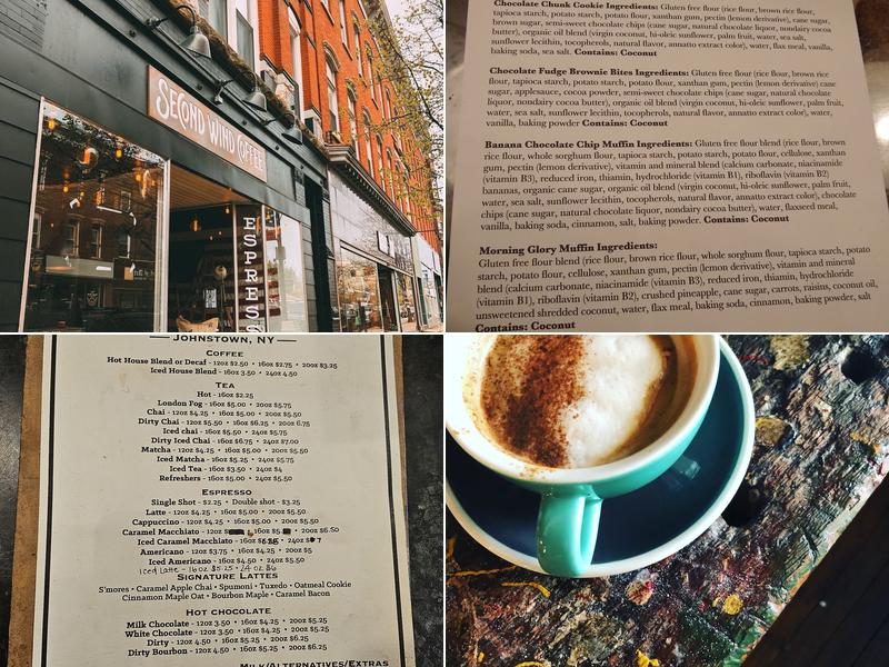 Second Wind Coffee Menu