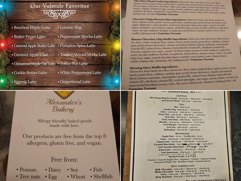 Second Wind Coffee Menu