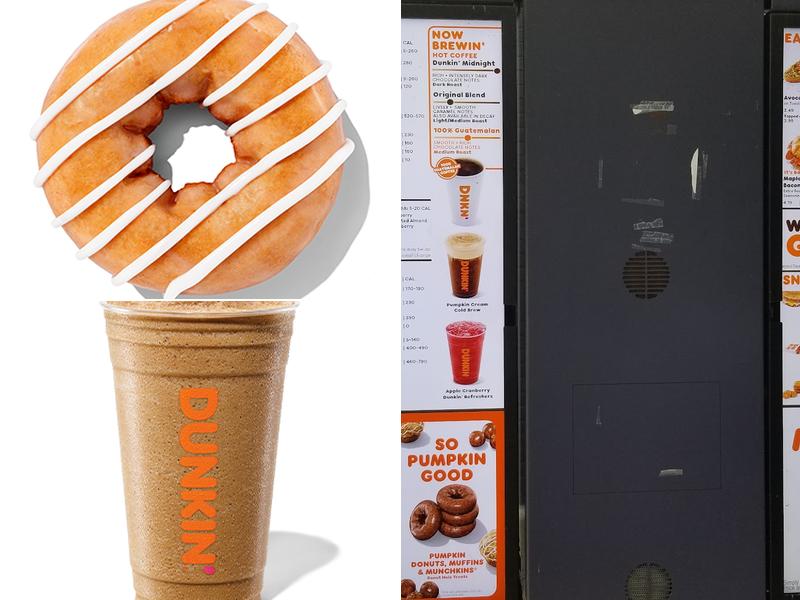 Dunkin' Menu