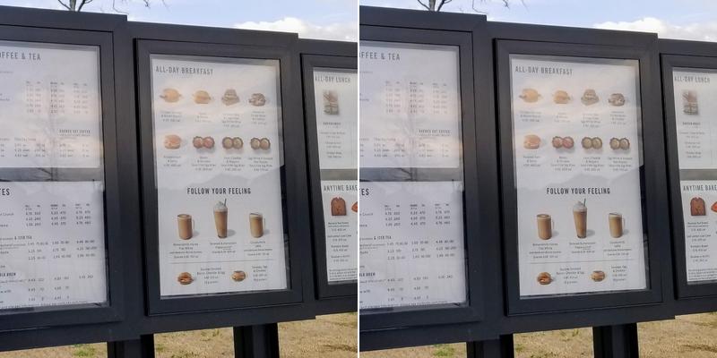 Starbucks Menu
