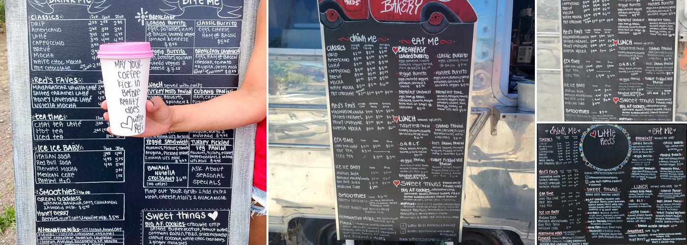 Little Red's Espresso & Bakery Menu