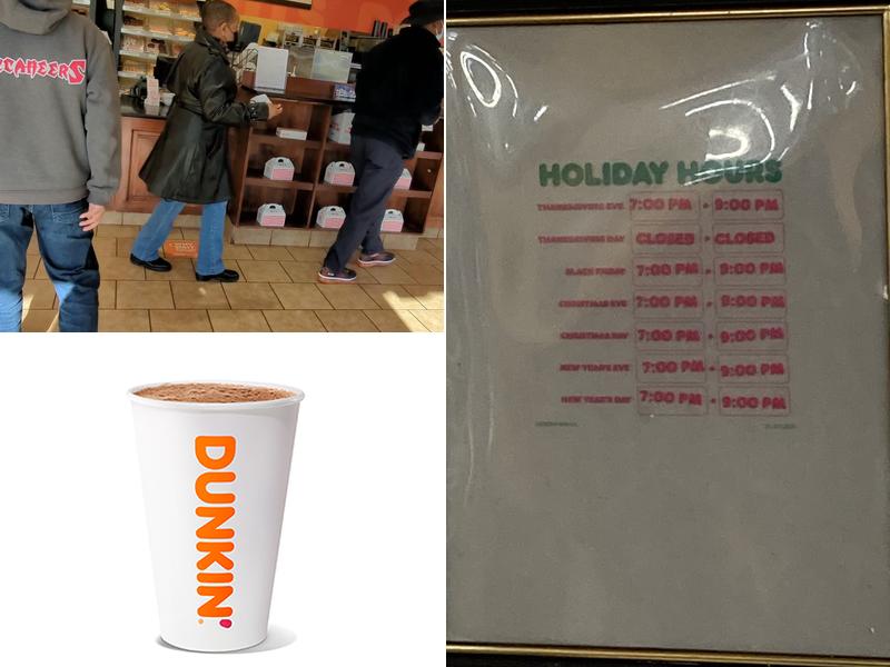 Dunkin' Menu