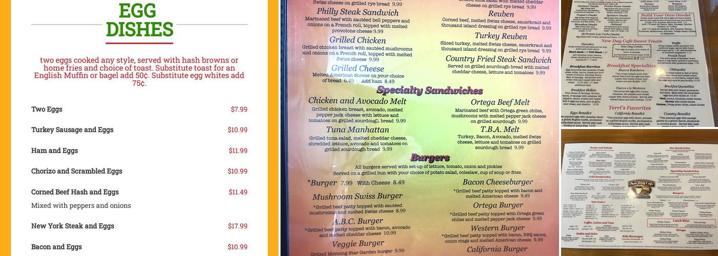 Twisted Egg Menu