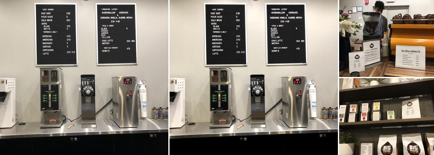 Big Shoulders Coffee Menu