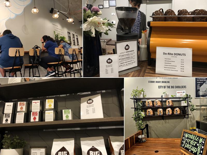 Big Shoulders Coffee Menu