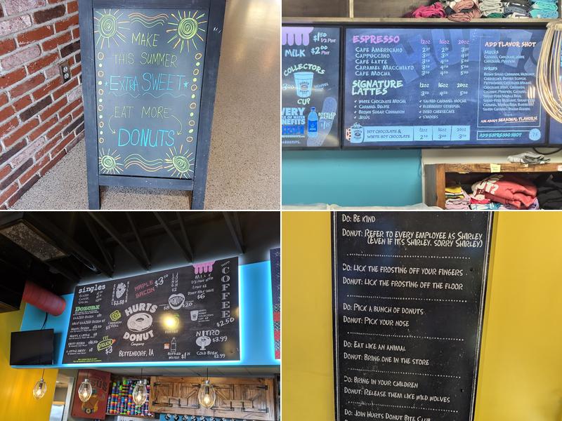 Hurts Donut Co. Menu