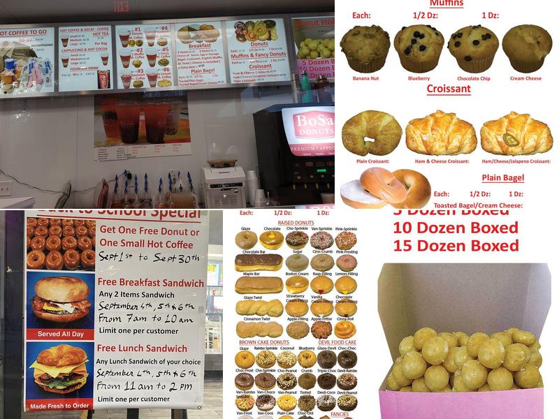 BoSa Donuts Menu
