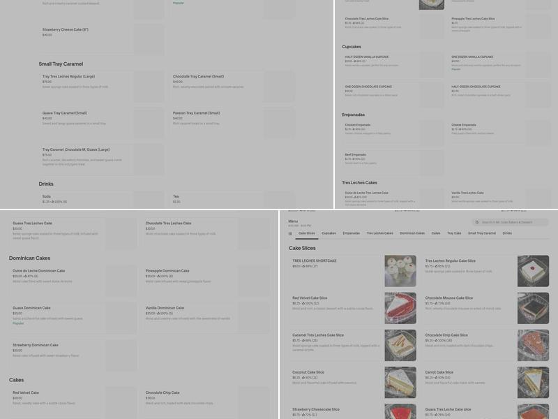 Mr. Cake Bakery & Dessert Menu