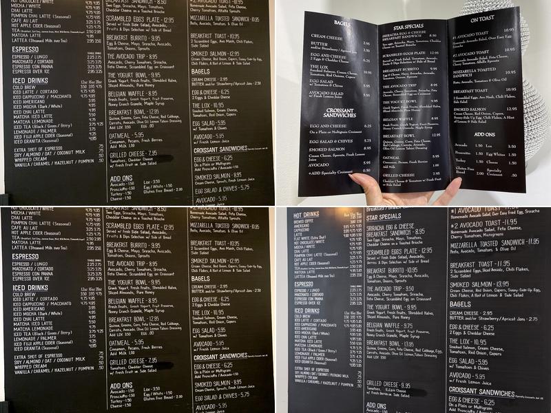 Black Star Bakery & Cafe Menu