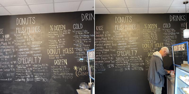 The Donut House Menu