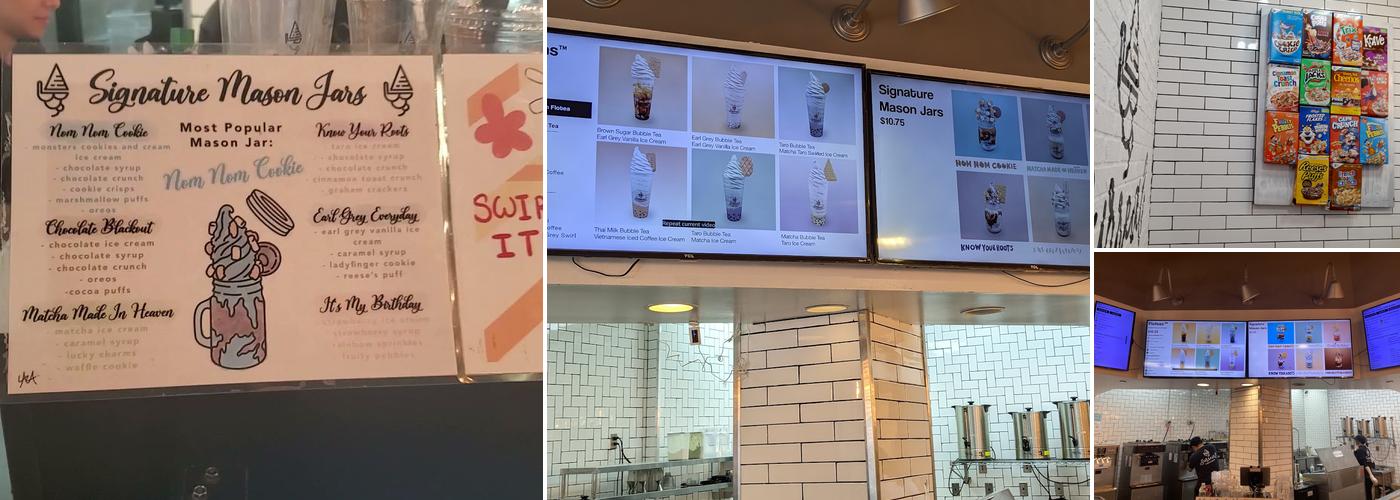 Surreal Creamery Menu