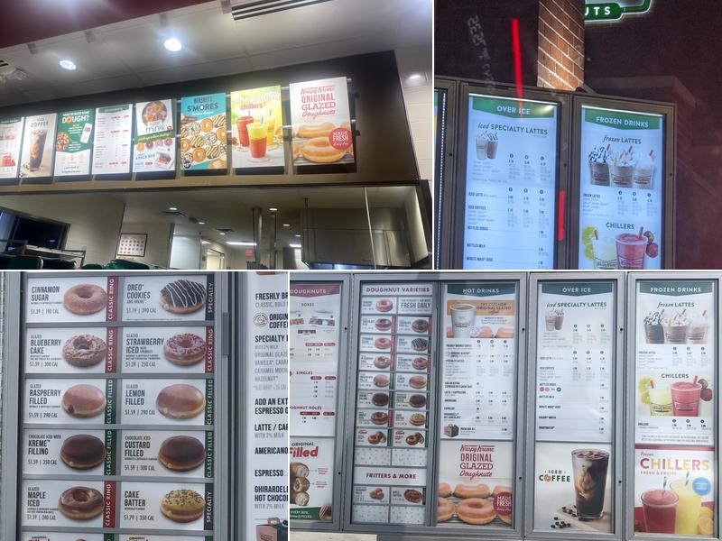 Krispy Kreme Menu