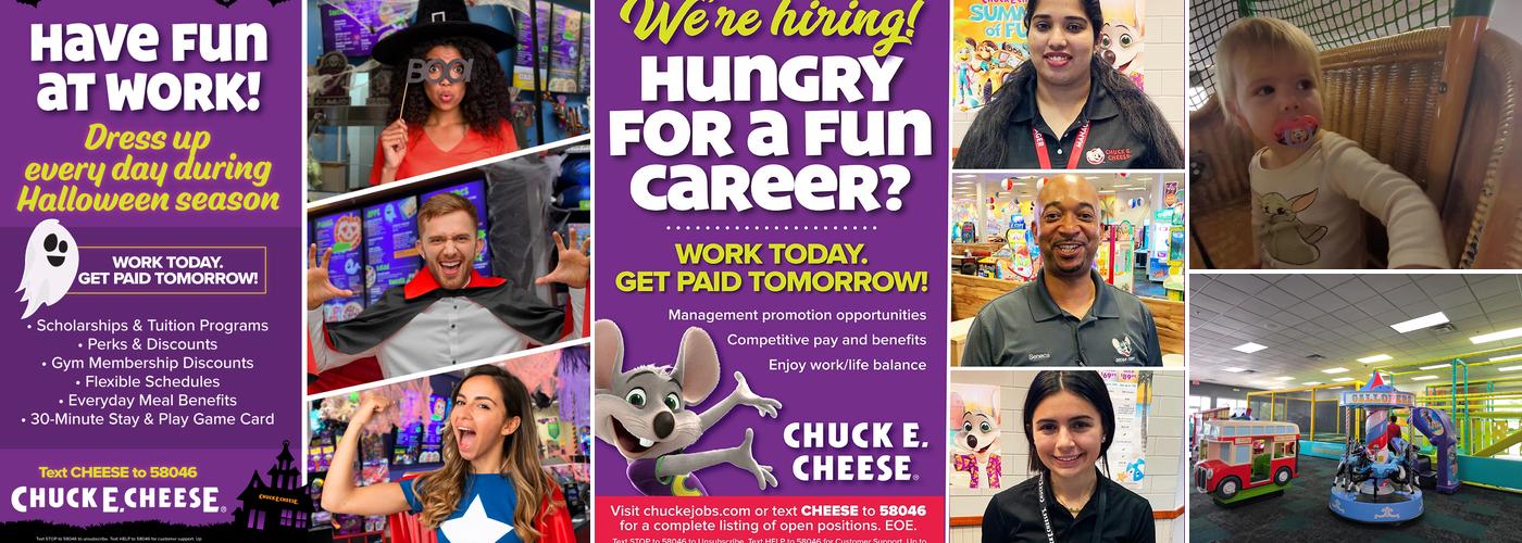 Chuck E. Cheese Menu