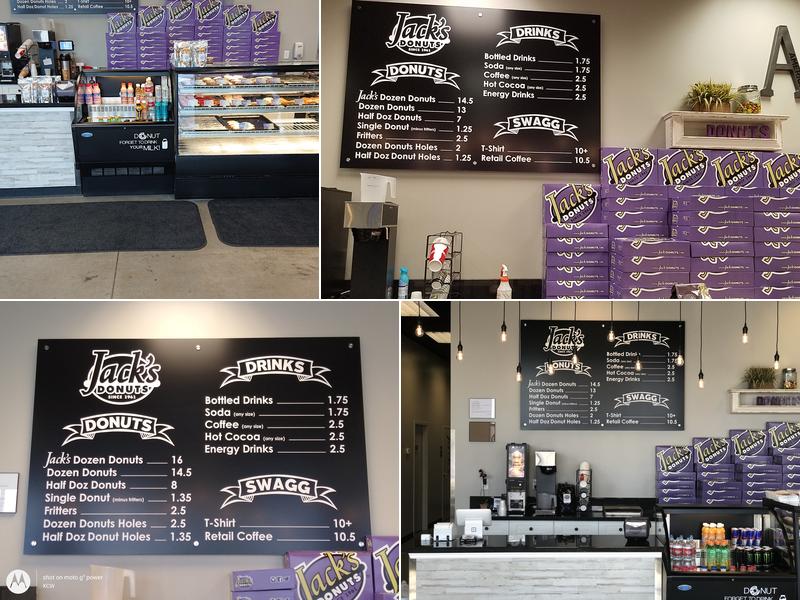 Jack’s Donuts Menu