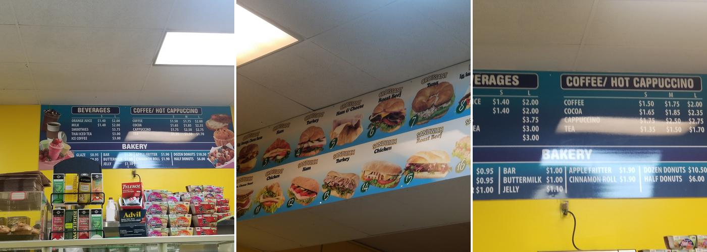 Donut Factory Menu