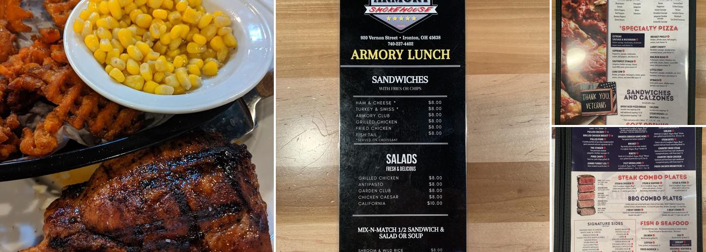The Armory Smokehouse Menu