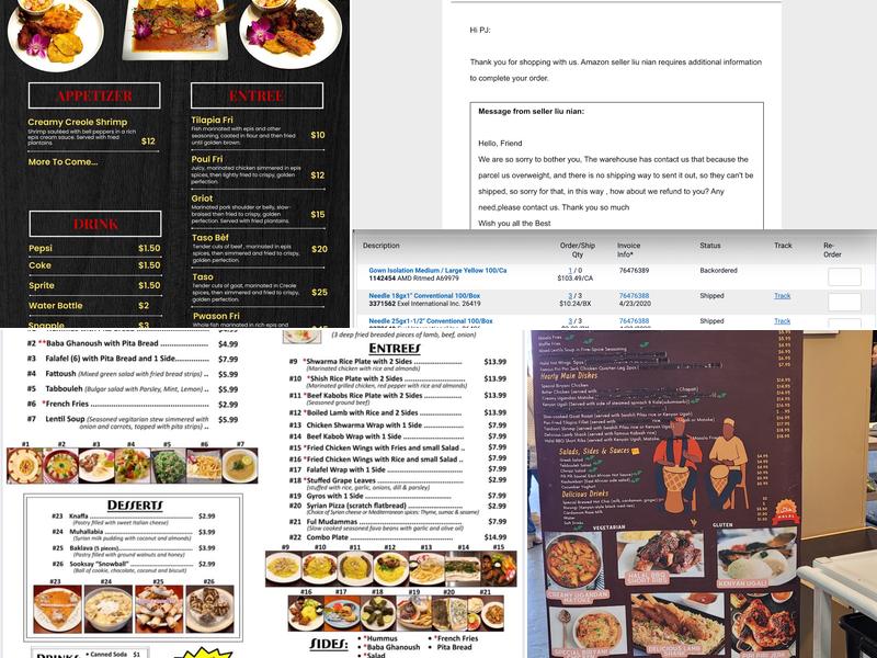 Mango House Menu