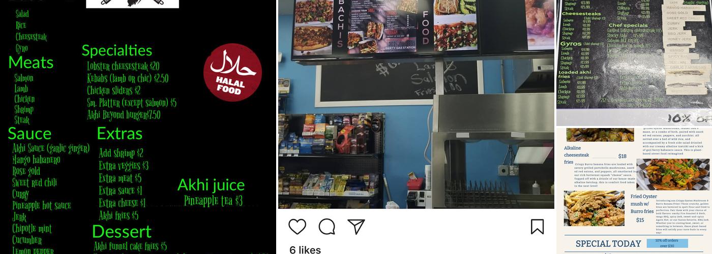 Akhibachis café Menu