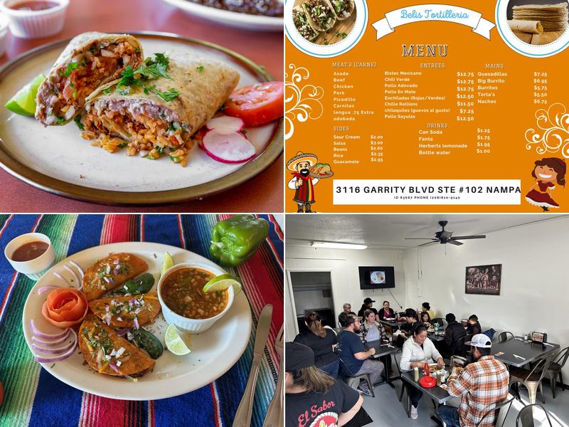 El Sabor Mexican Restaurant & Tortilleria Menu