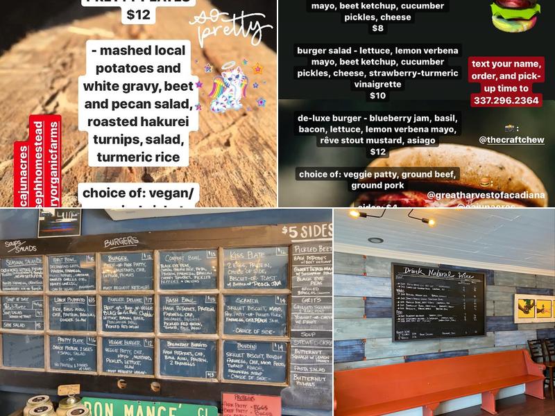 Scratch Farm Kitchen Menu