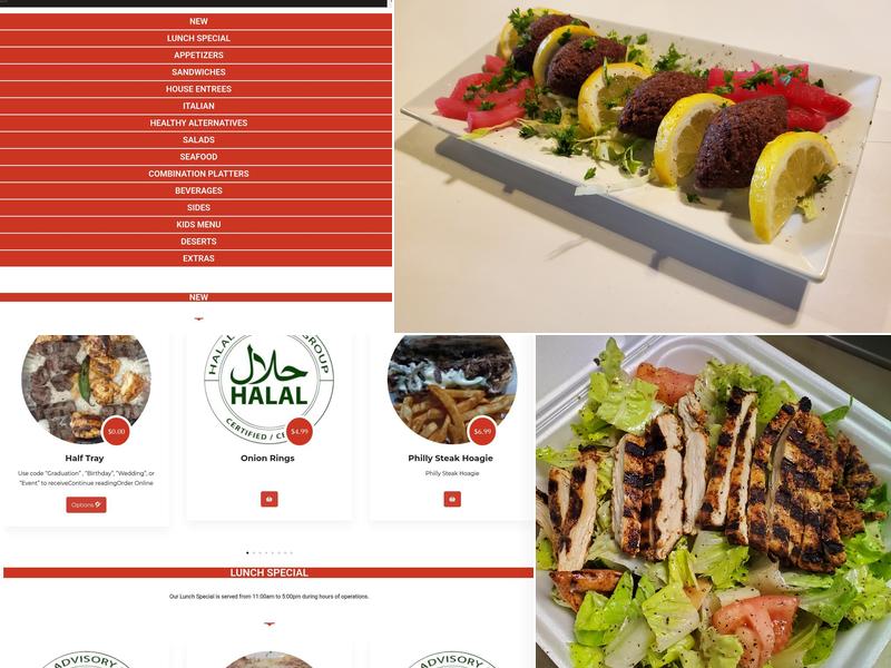 Hollywood Mediterranean Cuisine Menu
