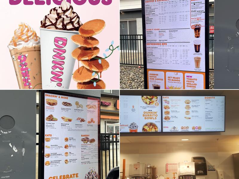 Dunkin' Menu