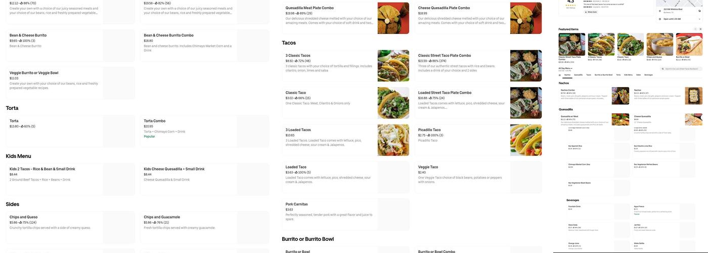 Sweet Donuts Menu