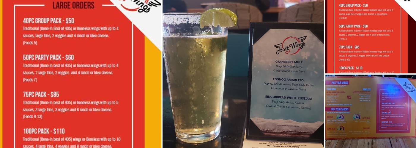 Hott Wings Menu