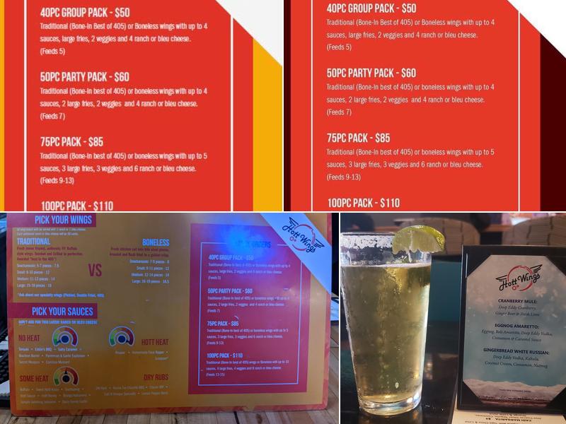 Hott Wings Menu