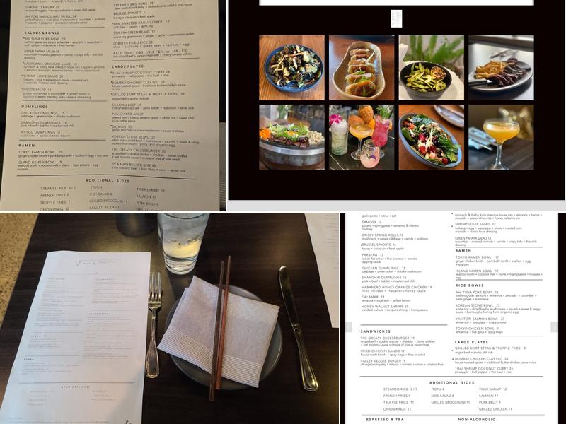 First & Main Menu