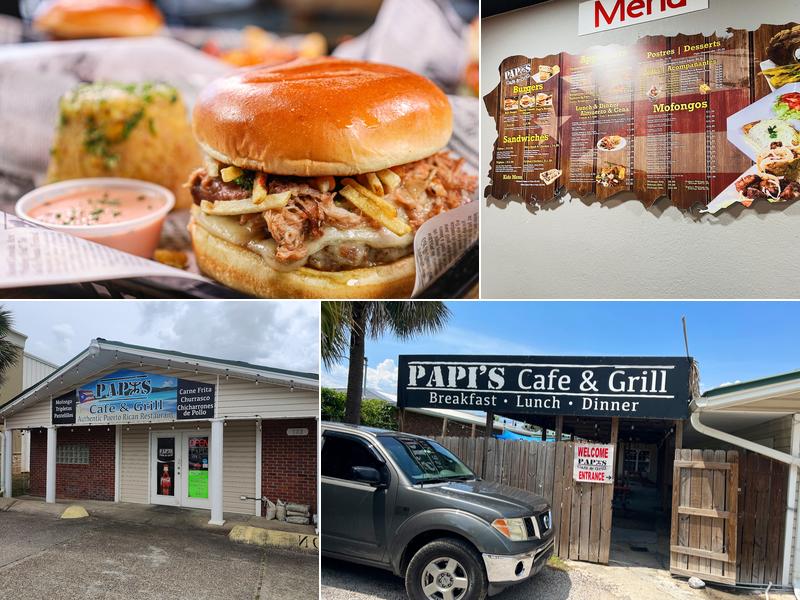 Papi's Cafe & Grill 723 Eglin Pkwy NE, Fort Walton Beach