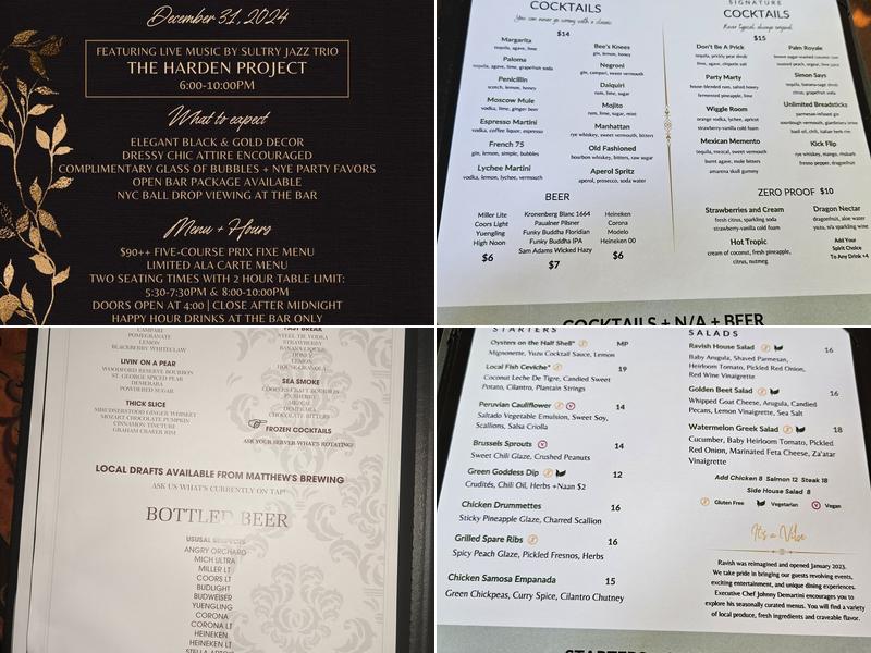 Ravish Menu