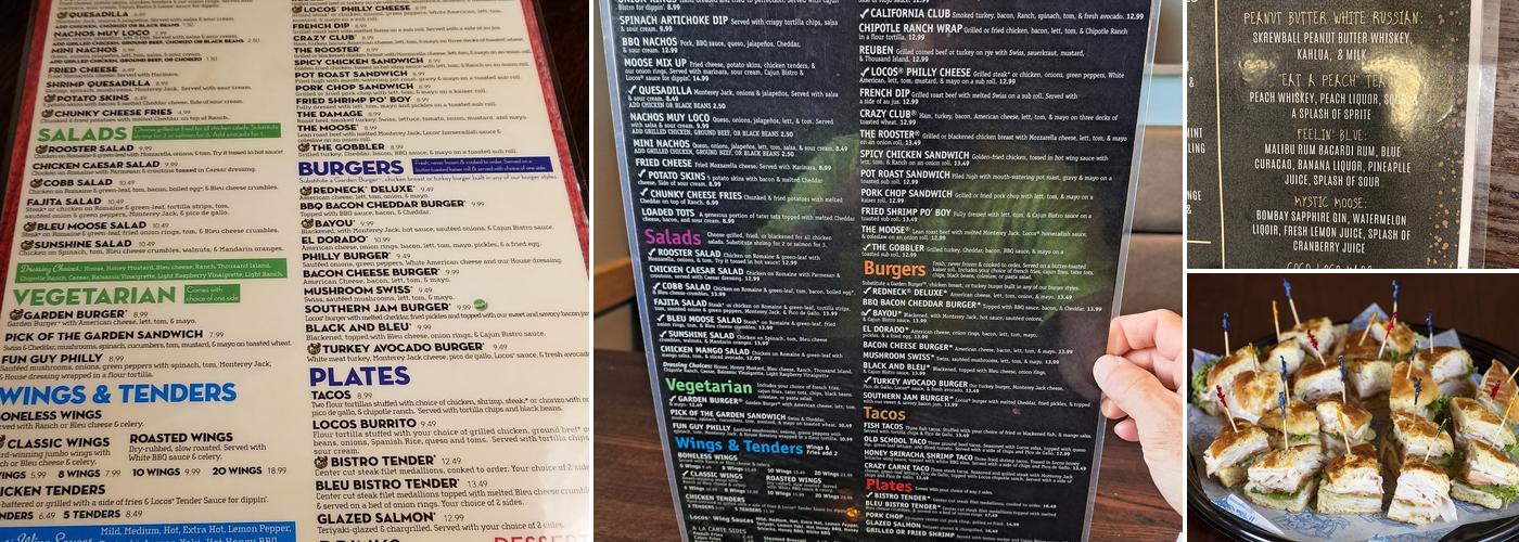 Locos Grill & Pub Menu