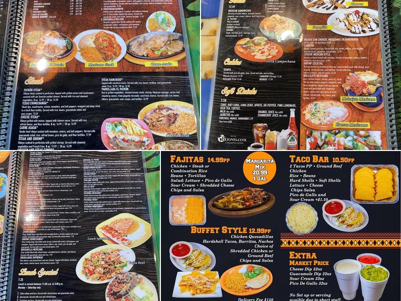 El Patron 2 Menu
