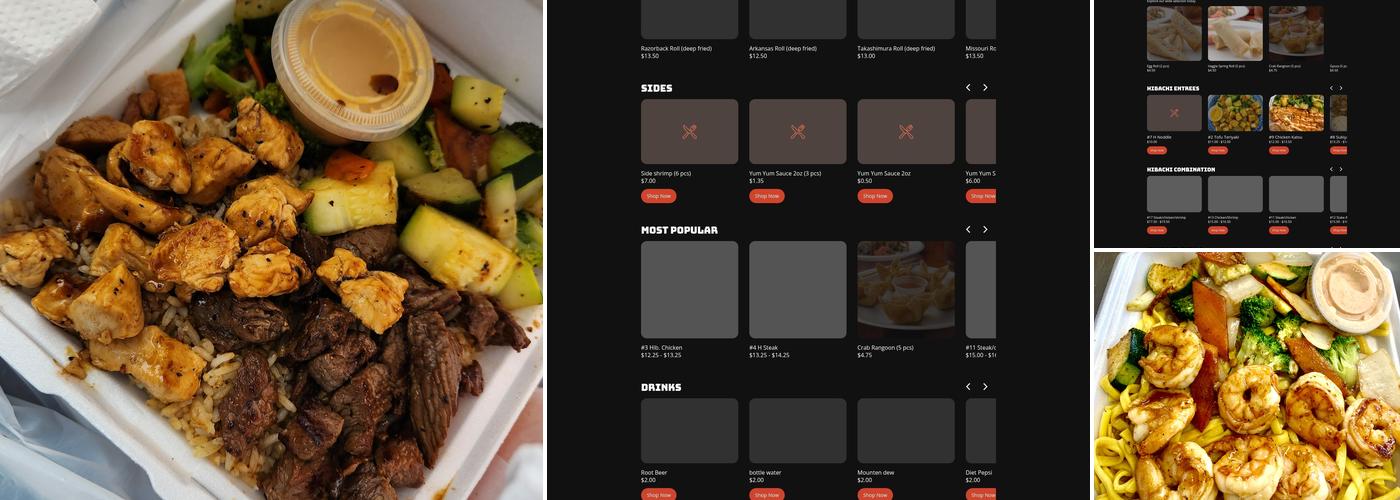 Takashi Hibachi Pea Ridge Menu