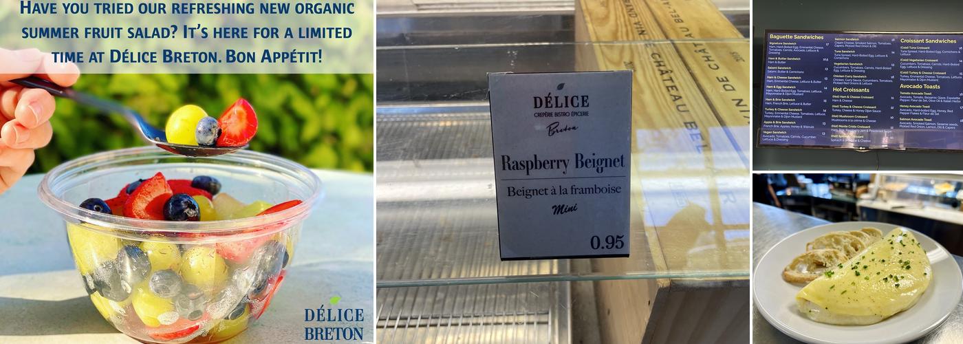 Delice Breton Menu
