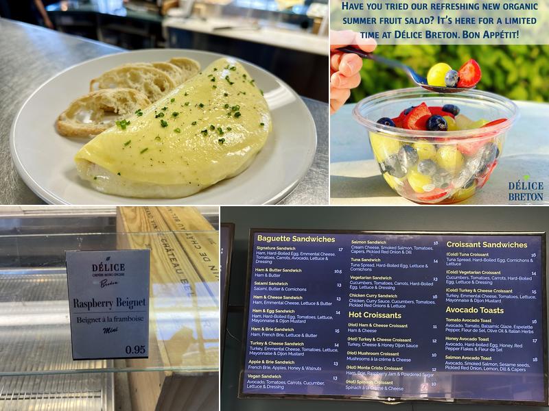 Delice Breton Menu