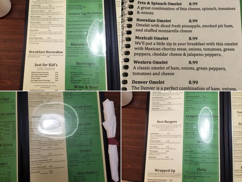 Olive Branch Cafe Menu