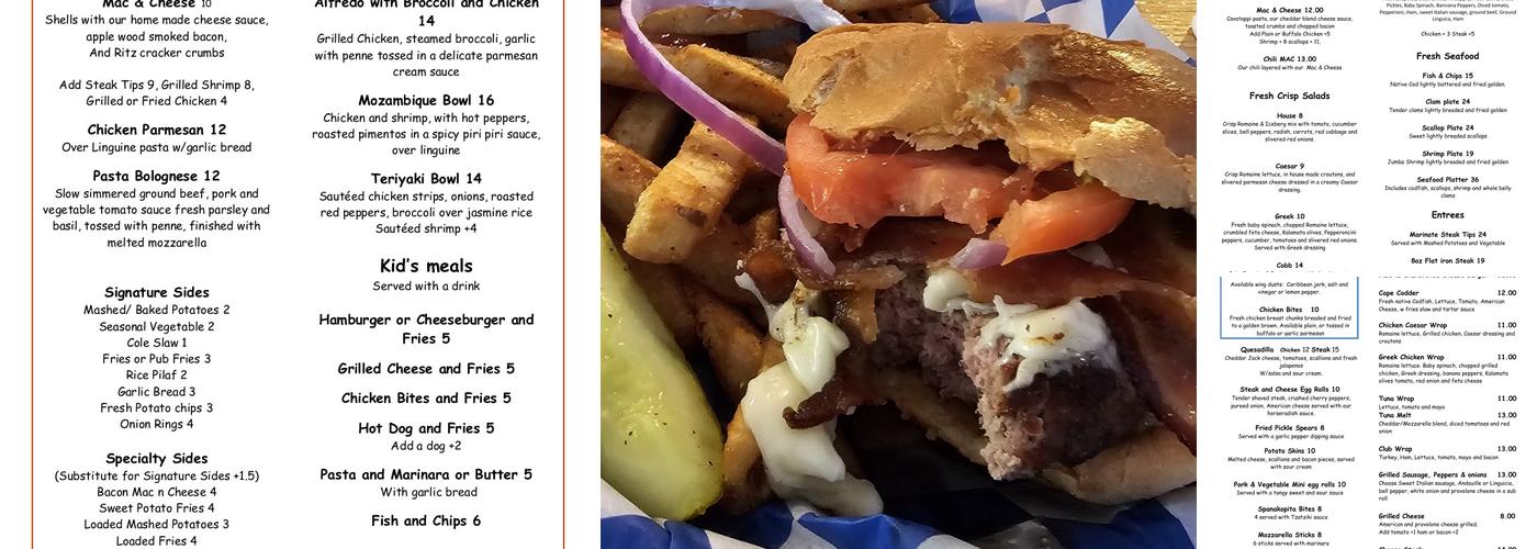 Bridge View Grill Menu