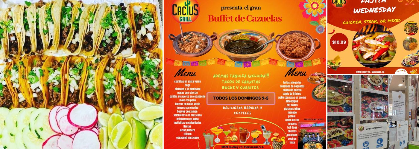 Cactus Grill Menu