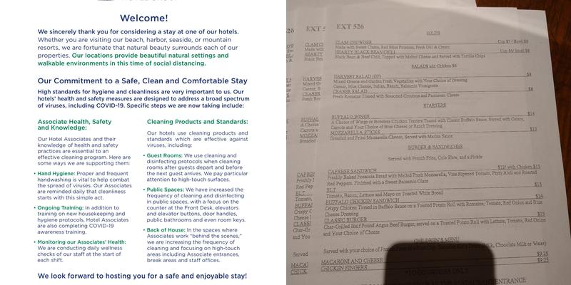 Mountainside Tavern & Restaurant Menu