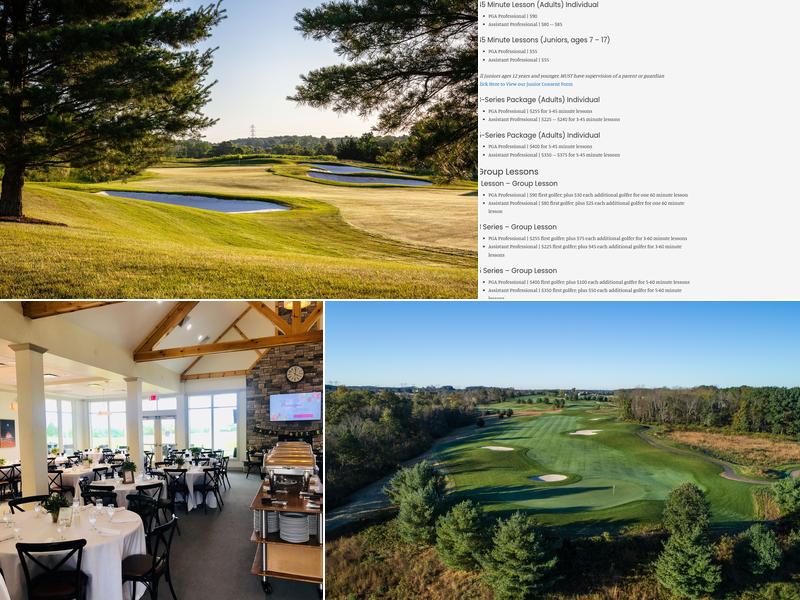 Heron Glen Golf Course & Restaurant Menu